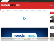 Tablet Screenshot of centenariodigital.com